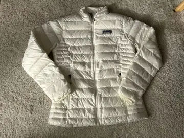 patagonia 화이트 다운 자켓