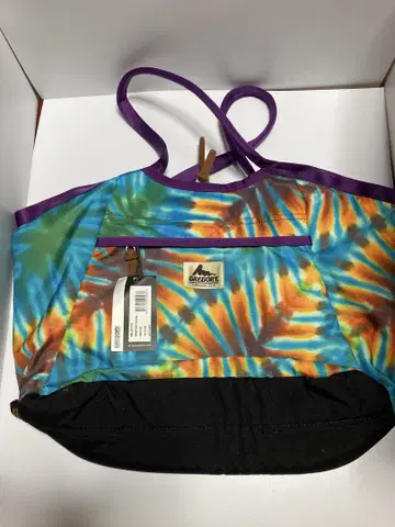 그레고리 베어풋 타이 다이 토트백