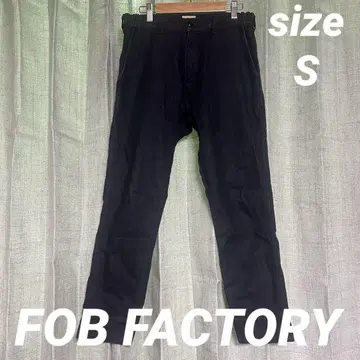 FOB FACTORY 바지 팬츠 네이비 9 남성용 S