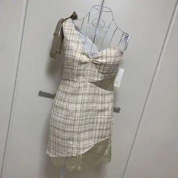 쥬얼스 트위드 드레스