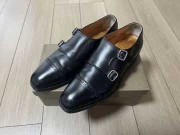 SCOTCH GRAIN 스코치 그레인 더블 몽크 신발 가죽 밑창