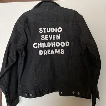 STUDIO SEVEN 블랙 데님 자켓