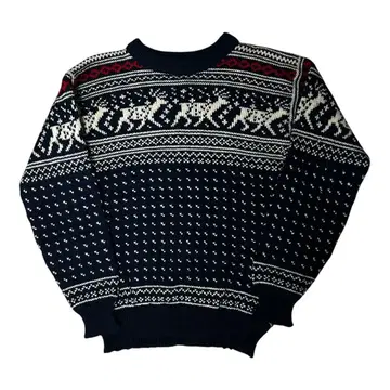 양품 80s L.L.Bean 노르딕 무늬 버스아이 스웨터