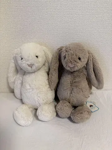Jellycat 봉제 인형 토끼 2체 세트