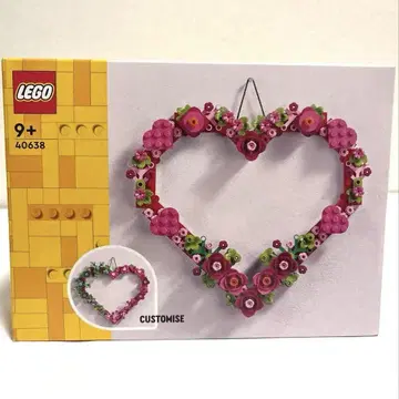 LEGO 하트 장식 40638
