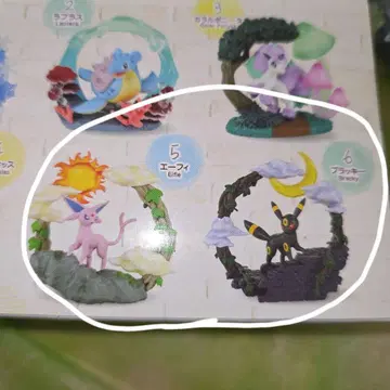 리멘트 포켓몬 서큘러 디오라마 컬렉션 에브이 블래키