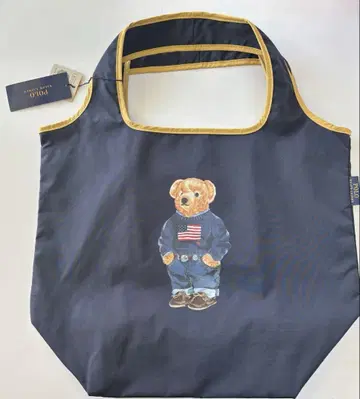 새상품 미사용 polo 랄프 로렌 베어 에코백 접이식 백 곰