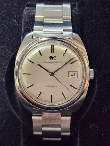IWC 자동 와인딩 손목시계 8541B 정품 팔찌 OH 완료 정확도 양호