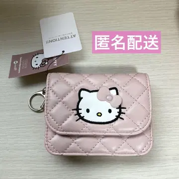 로리즈팜 헬로키티 퀼팅 카드 케이스 키참