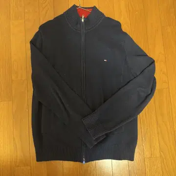 TOMMY HILFIGER 집업 니트 L