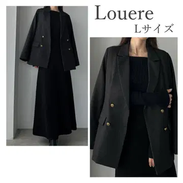 루엘 Louere [ L ] 골드 버튼 테일러드 자켓 더블 브레스트