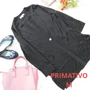 새상품급 일본제 PRIMATIVO 가디건 (M) 블랙/마 혼방