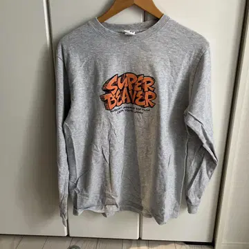 SUPER BEAVER 긴팔 T셔츠 그레이