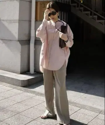 machatt 마차트 엘라스틱 스트레이트 팬츠 모카 size38