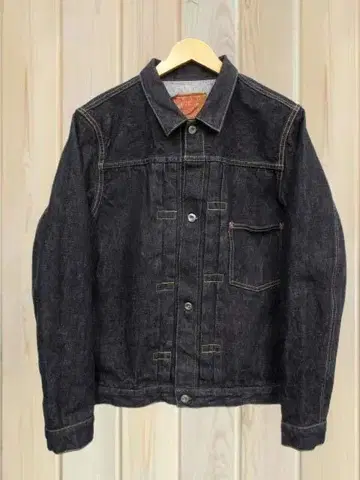 새상품급 TCB 데님 자켓 대전 모델 T백 빨간색 탭 40