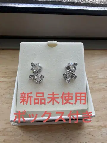 [ 미사용품 ] Swarovski constella 크리스탈 실버 귀걸이