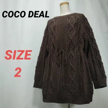 COCO DEAL 코코딜 케이블 니트 스웨터 두꺼운 원단 여성용