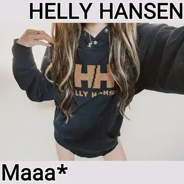 HELLY HANSEN 희귀한 디자인 엄청 귀여운 로고 후드티