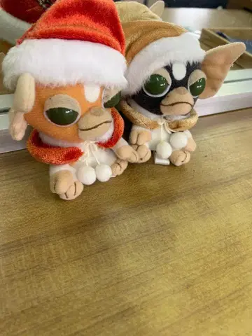 메리 크리스마스!! GREMLiNS 그렘린 기즈모 봉제 인형 2체 세트