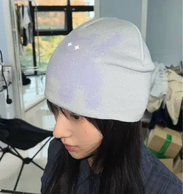 aeae 비니 연보라색 고양이 디자인