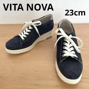 [ 새상품급 ] VITA NOVA 통굽 루드 밑창 컴포트 스니커즈