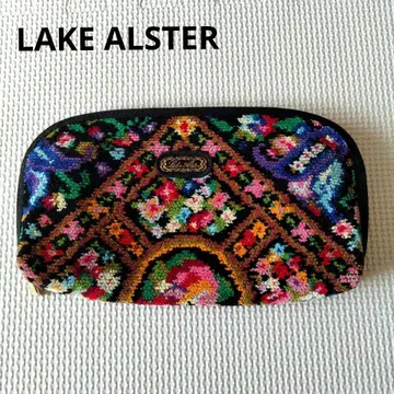 [ 새상품급 ] LAKE ALSTER 레이크알스터 셔닐 직조 지갑 파우치