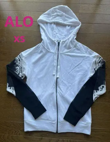 aloyoga 풀 지퍼 후디 xs