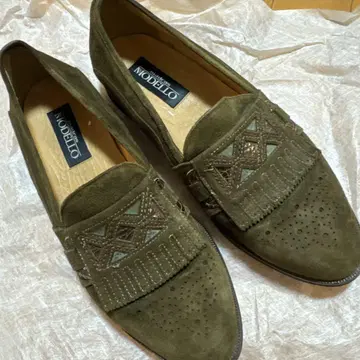 블랙 비즈니스 슈즈 로퍼 마드라스 모데로 26cm