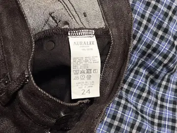 24 사이즈 AURALEE HARD TWIST DENIM 5P PANTS