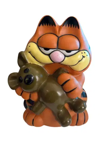 vintage 가필드 저금통