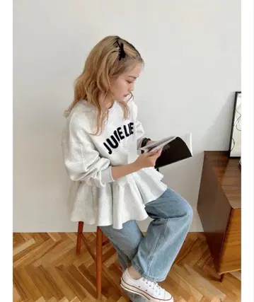 [ 완판템 ] Jumelle 페플럼 맨투맨 jm peplum sweat