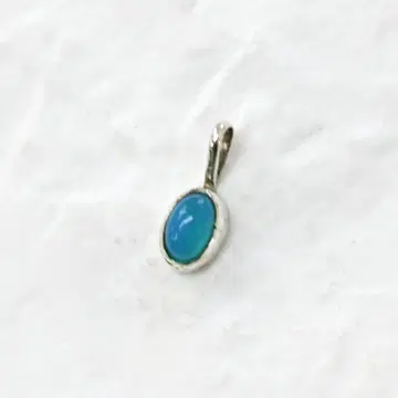 블루칼라 오팔 실버 펜던트 핸드메이드 목걸이