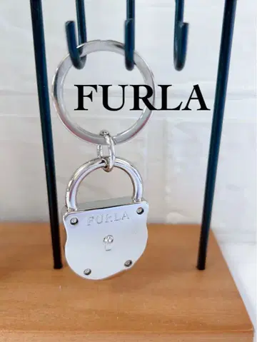 FURLA 키링 80주년 기념 2007 실버 자물쇠