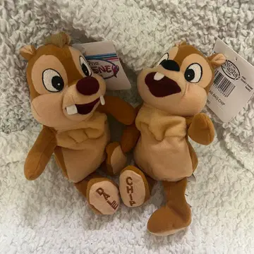 칩&데일 빈백 봉제 인형 2세트 디즈니 스토어