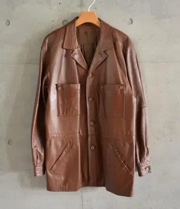 ECHT LEDER MARK ASTER 가죽 하프 코트 자켓