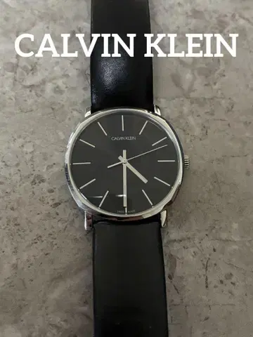 CALVIN KLEIN 심플한 디자인 시계 아날로그 쿼츠 스위스산
