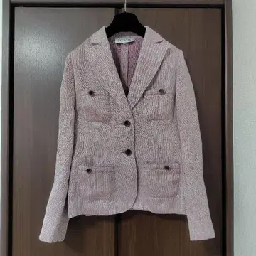 SCAPA 옅은 핑크색 더블 브레스트 자켓 새상품급