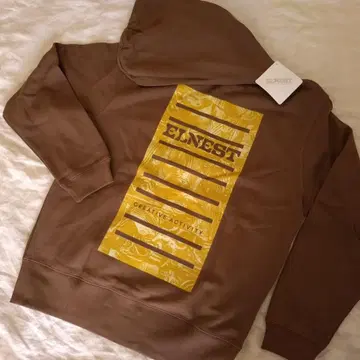 [새상품] ELNEST JOMON FRAGMENT Hoodie 브라운 S
