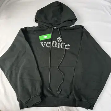 미착용 새상품 ERL Venice Hoodie 후디 후드티 블랙 M