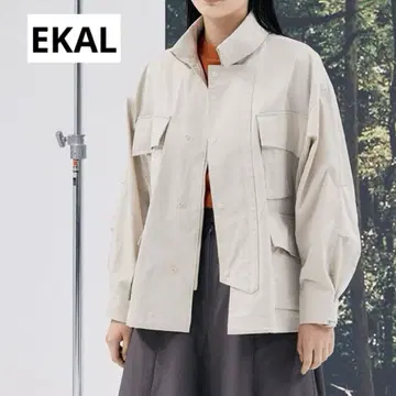 EKAL 홀리데이 저니 자켓 아이보리 계열 원사이즈