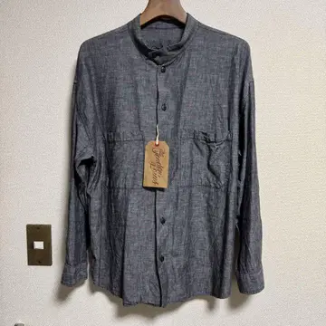 TENDERLOIN STAND SHT CHAMBRAY L/S 블랙