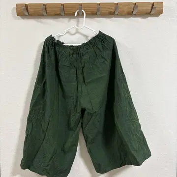 얀마 산업 YAMMA 산업 아이즈 목화 큐롯 팬츠 그린