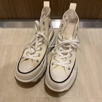 CONVERSE 올스타 아이보리 하이컷 통굽