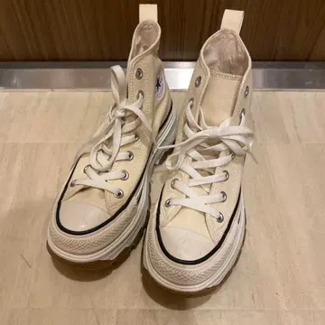 CONVERSE 올스타 아이보리 하이컷 통굽