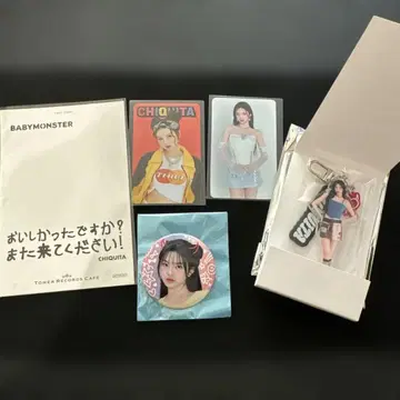 BABYMONSTER 베비몬 치키타 캔뱃지 트레이딩 카드 사진 참