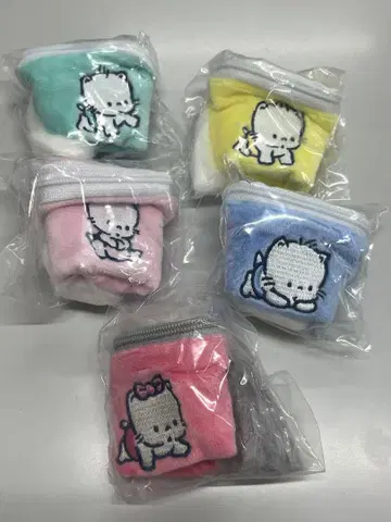냐니뉴니에뇽 꼬리 달린 기저귀풍 파우치 컴플리트