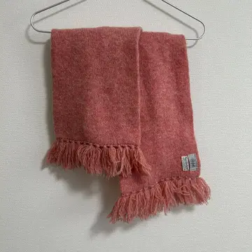 Hippies 핑크 계열 울 혼방 머플러