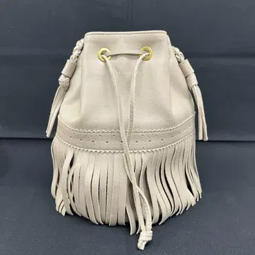 [ T ] 새상품급 J&M Davidson 카니발M 아이보리 숄더백