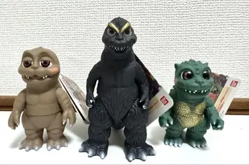무비 몬스터 시리즈 고지반 고질라 군 미니라 리틀 소프트 비닐 세트