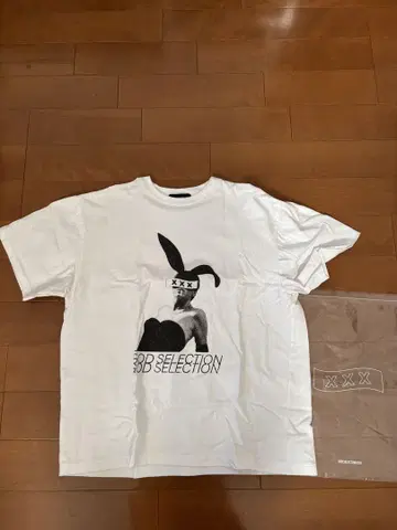 GOD SELECTION XXX 화이트 티셔츠
